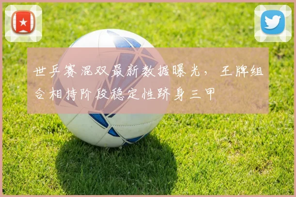 世乒赛混双最新数据曝光，王牌组合相持阶段稳定性跻身三甲